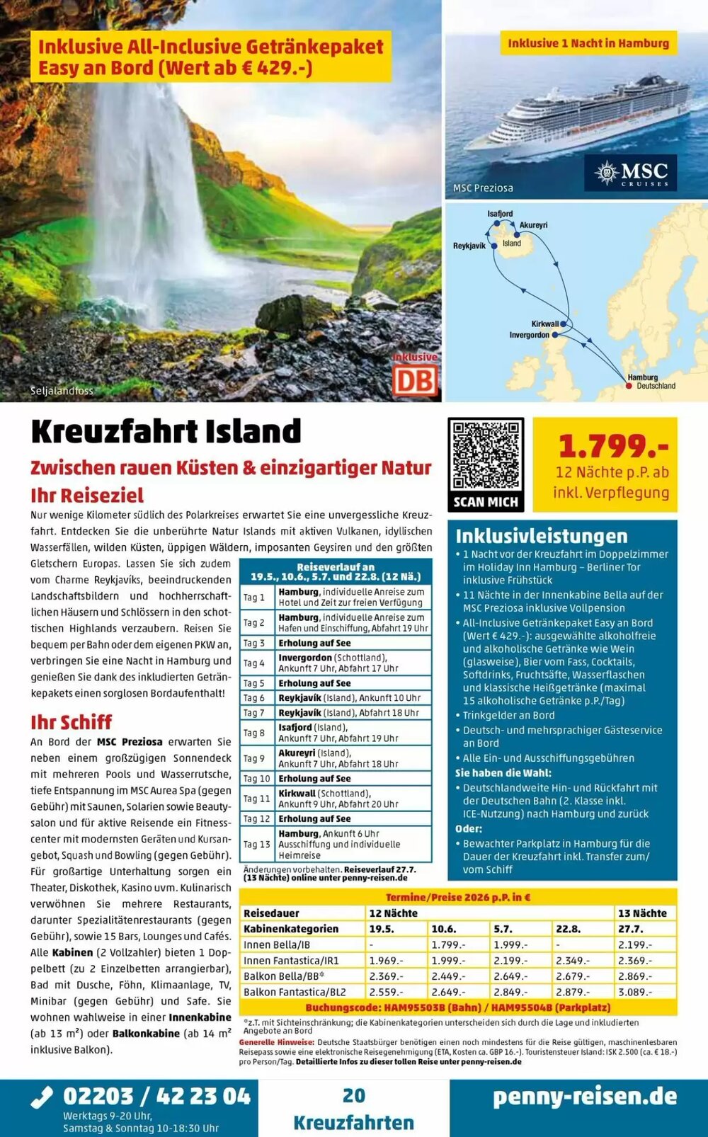 Penny Reisen Prospekt (ab 25.03.2026) zum Blättern - Seite 20
