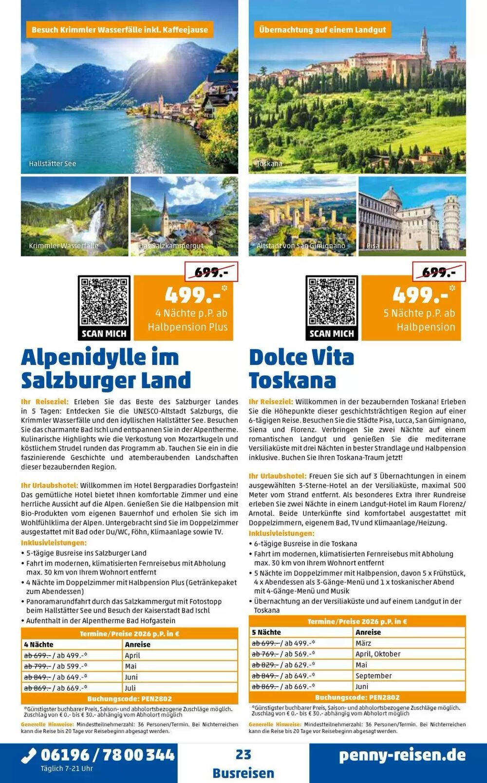 Penny Reisen Prospekt (ab 25.03.2026) zum Blättern - Seite 23