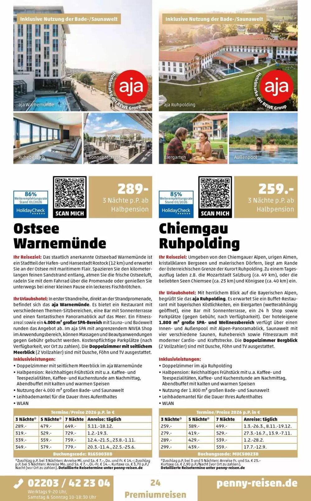 Penny Reisen Prospekt (ab 25.03.2026) zum Blättern - Seite 24