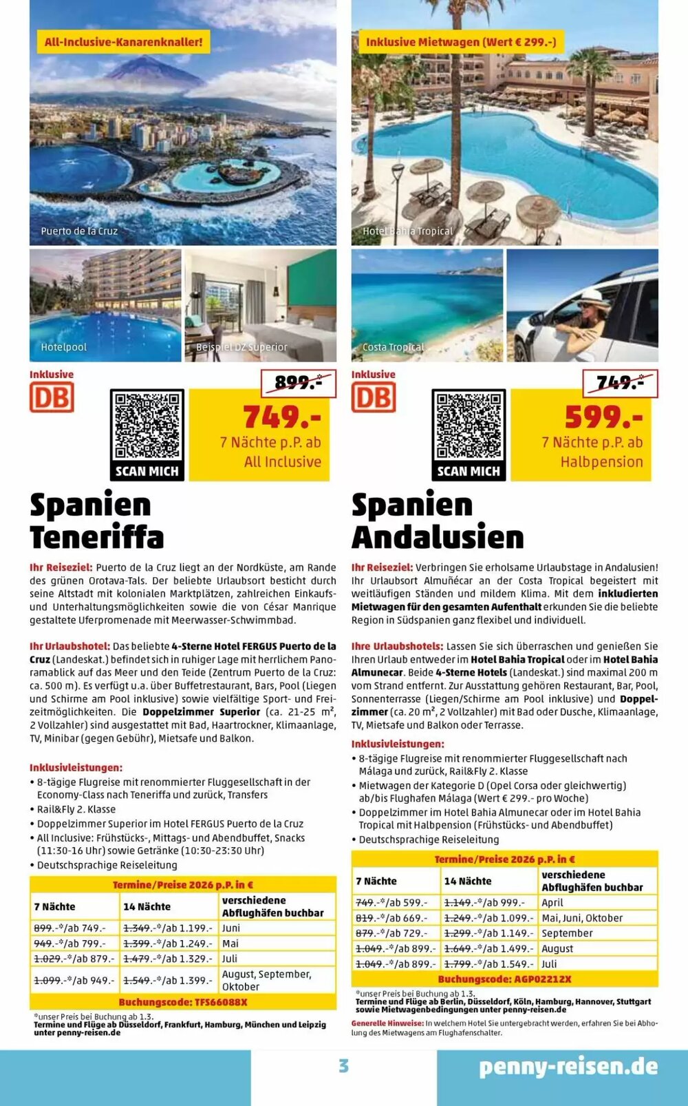 Penny Reisen Prospekt (ab 25.03.2026) zum Blättern - Seite 3