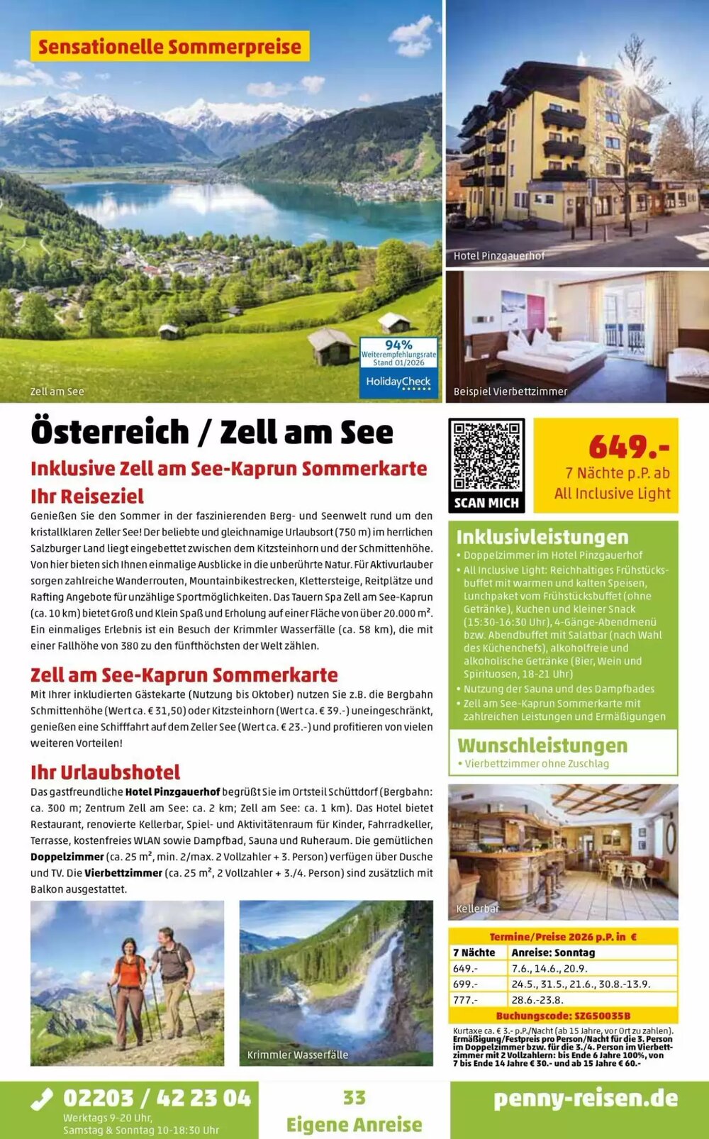 Penny Reisen Prospekt (ab 25.03.2026) zum Blättern - Seite 33