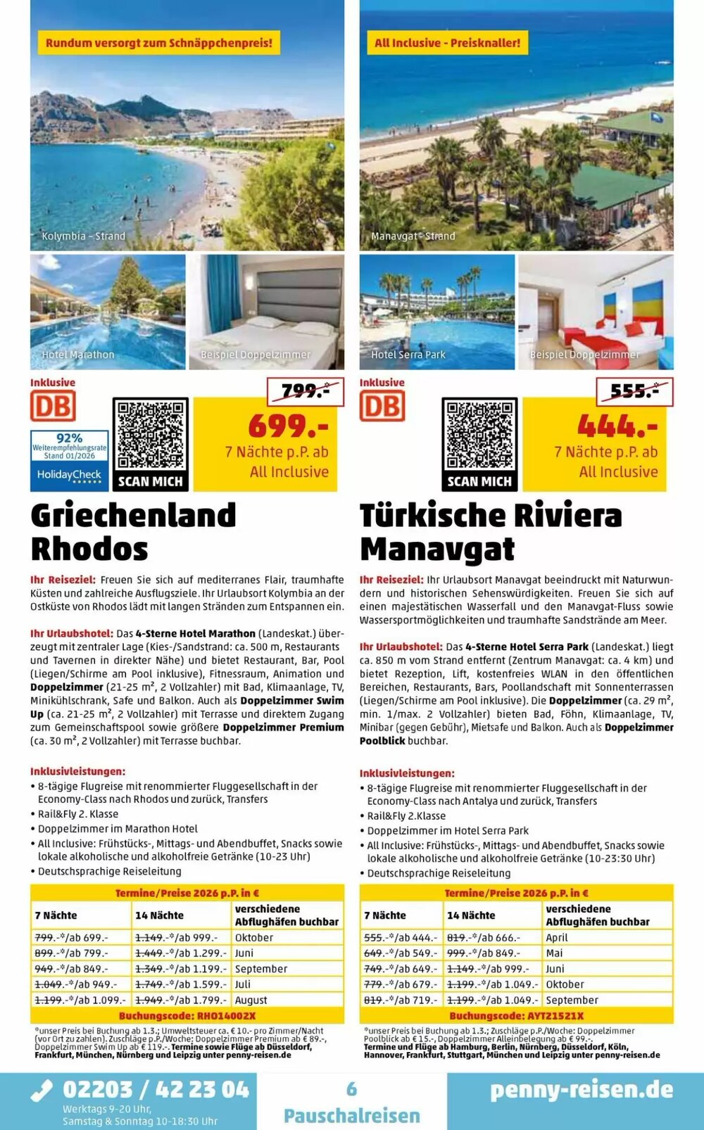 Penny Reisen Prospekt (ab 25.03.2026) zum Blättern - Seite 6