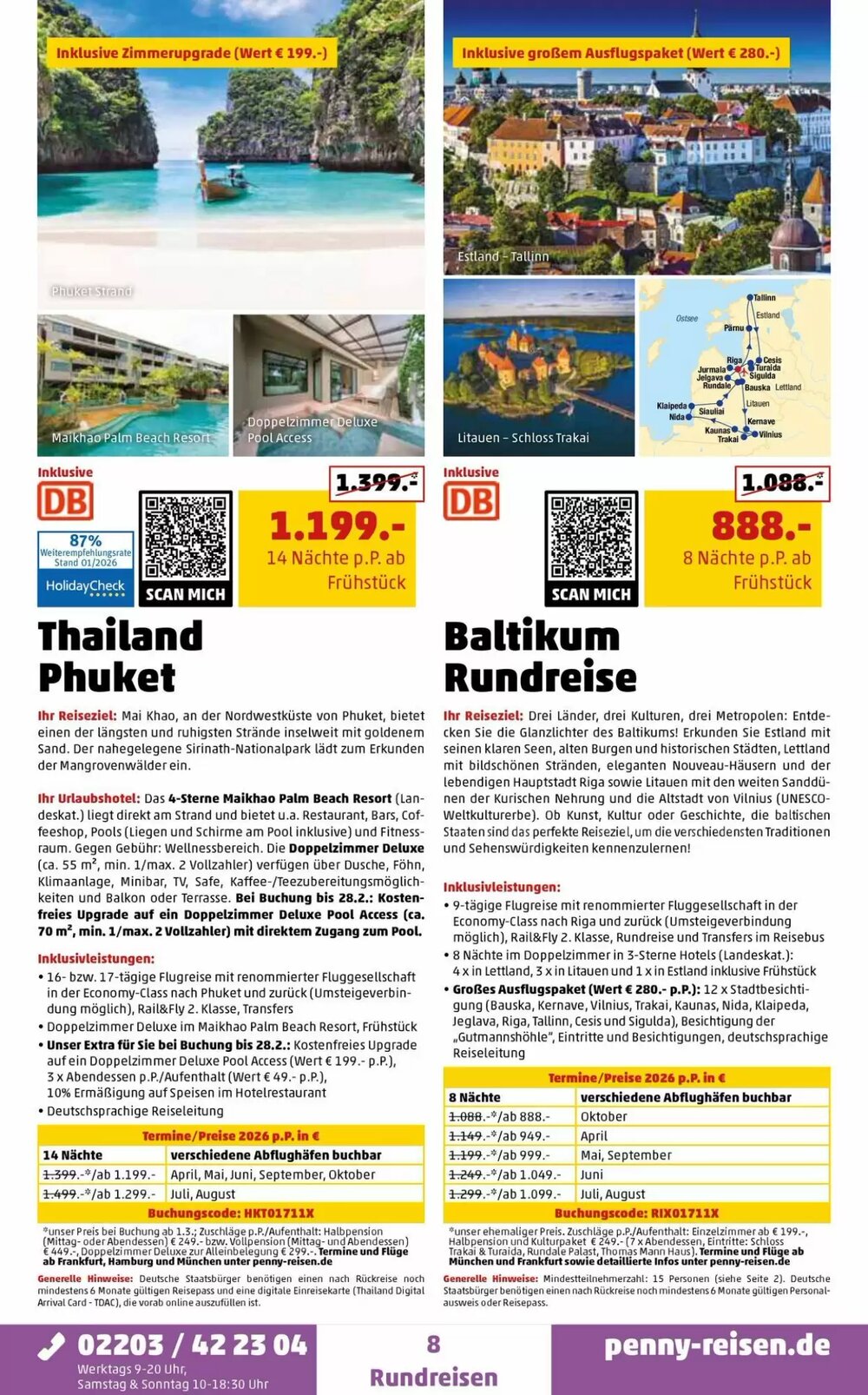 Penny Reisen Prospekt (ab 25.03.2026) zum Blättern - Seite 8