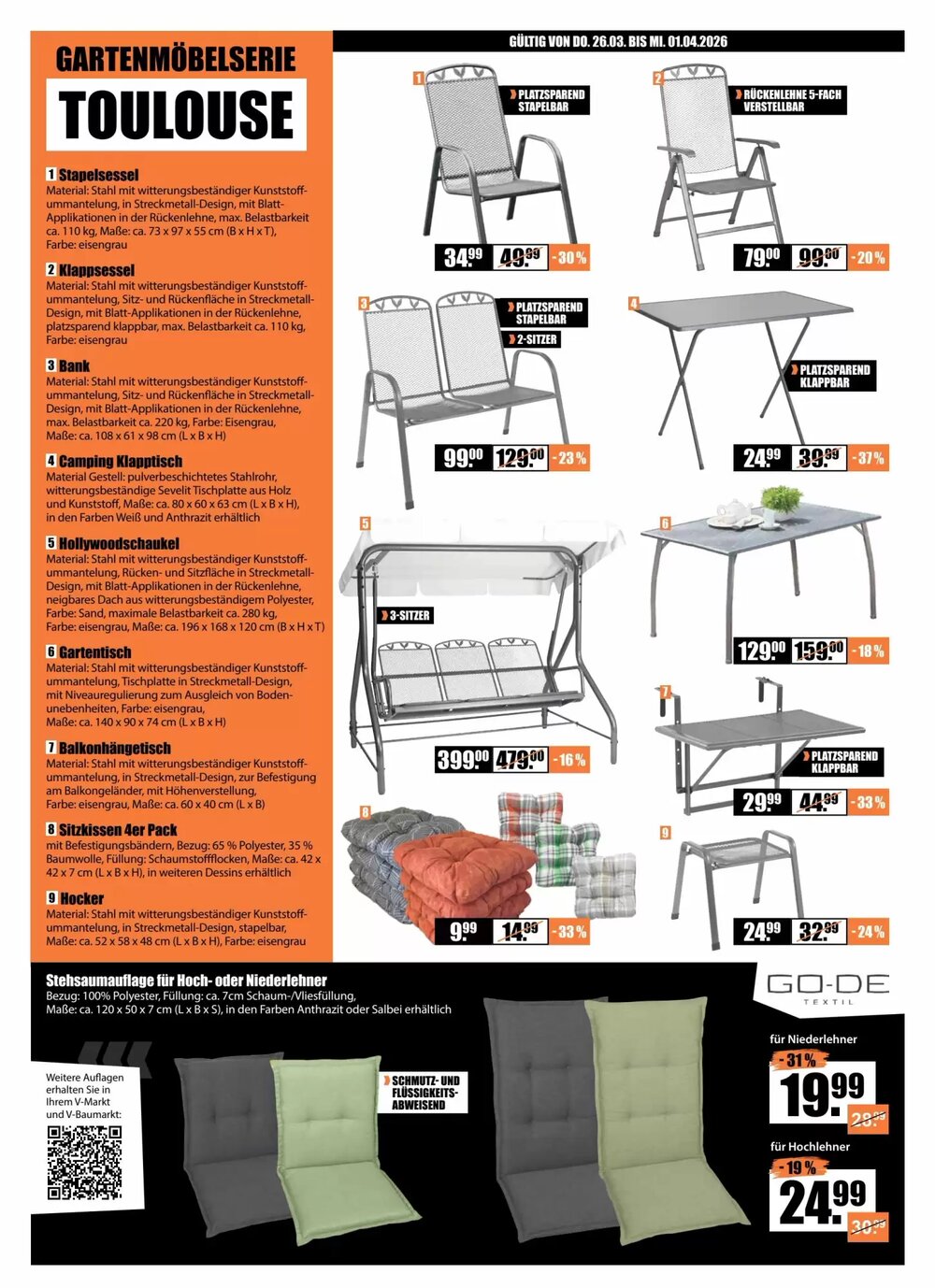 V Baumarkt Prospekt (ab 26.03.2026) zum Blättern - Seite 2