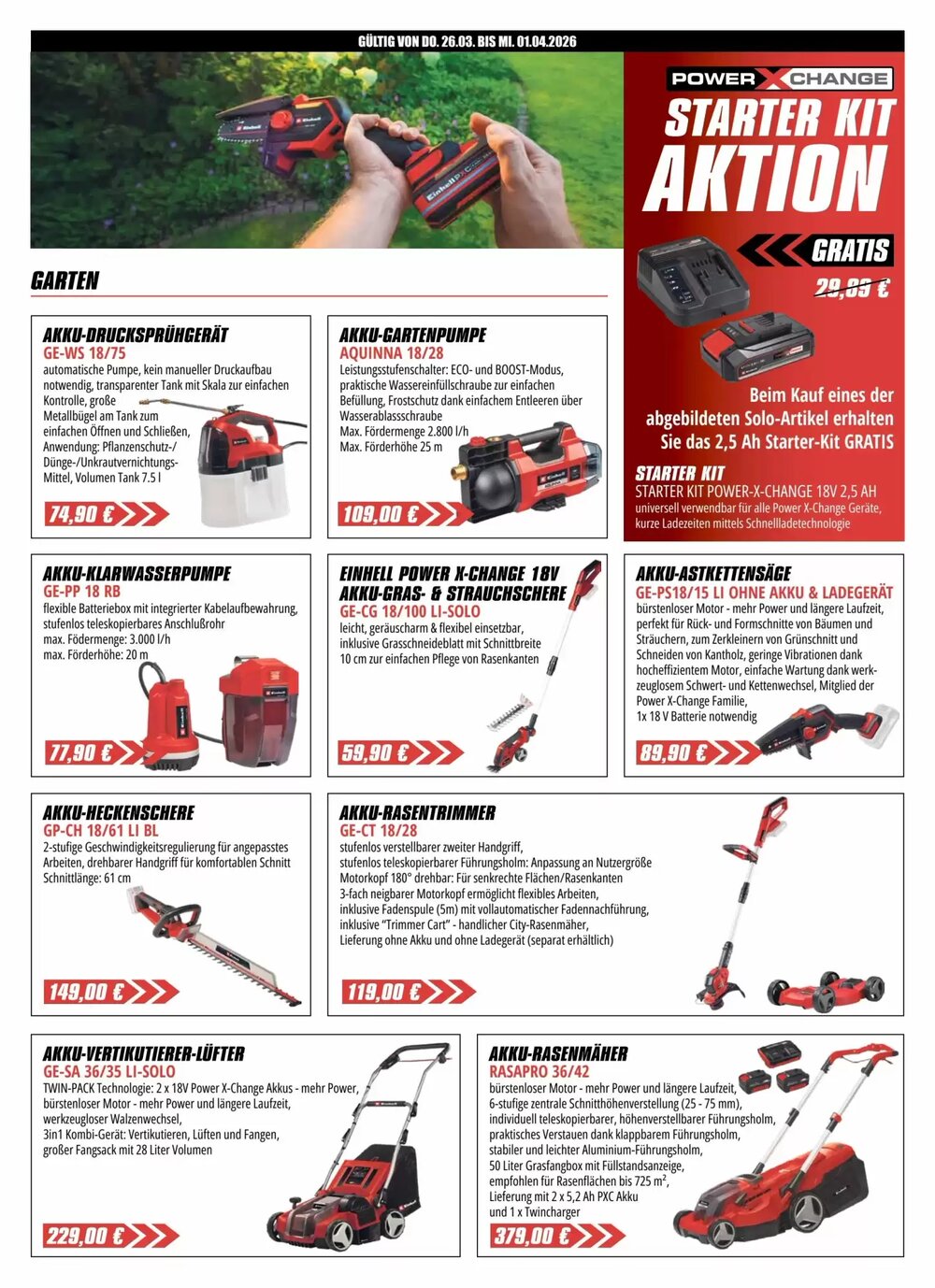 V Baumarkt Prospekt (ab 26.03.2026) zum Blättern - Seite 9