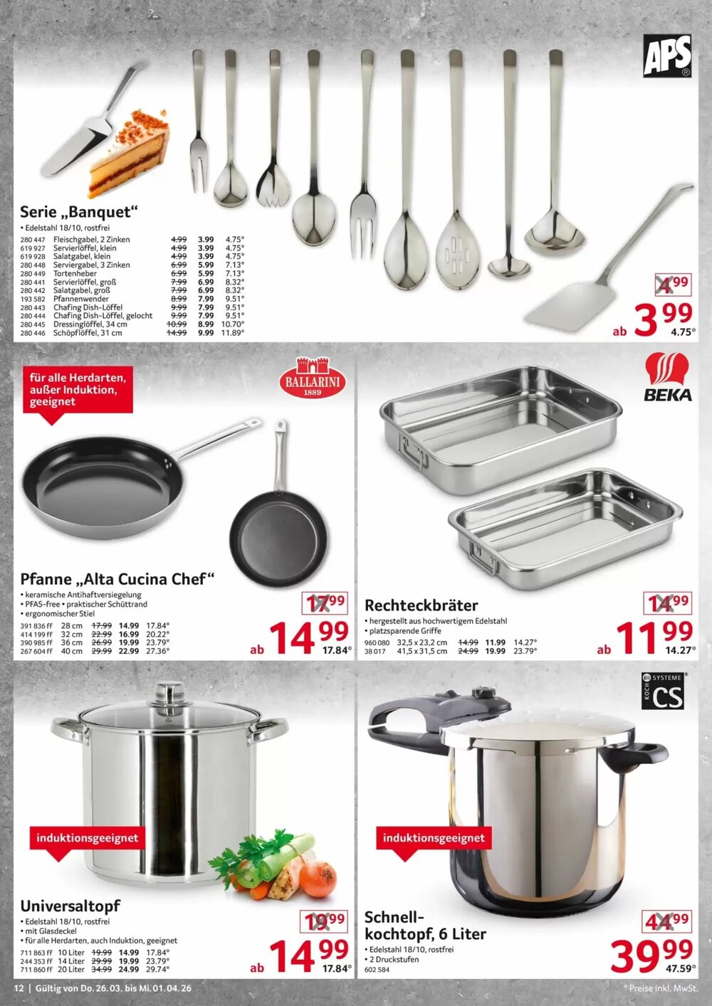 Selgros Prospekt (ab 26.03.2026) zum Blättern - Seite 12