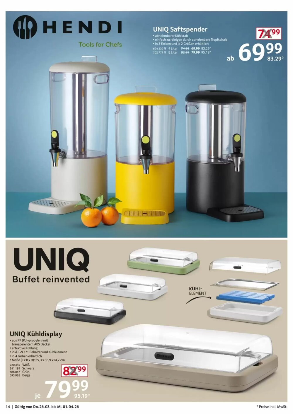 Selgros Prospekt (ab 26.03.2026) zum Blättern - Seite 14