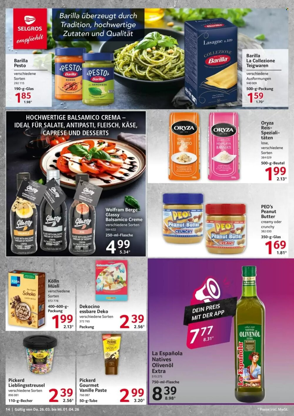 Selgros Prospekt (ab 26.03.2026) zum Blättern - Seite 14