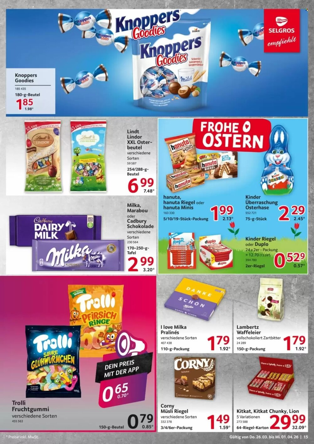 Selgros Prospekt (ab 26.03.2026) zum Blättern - Seite 15