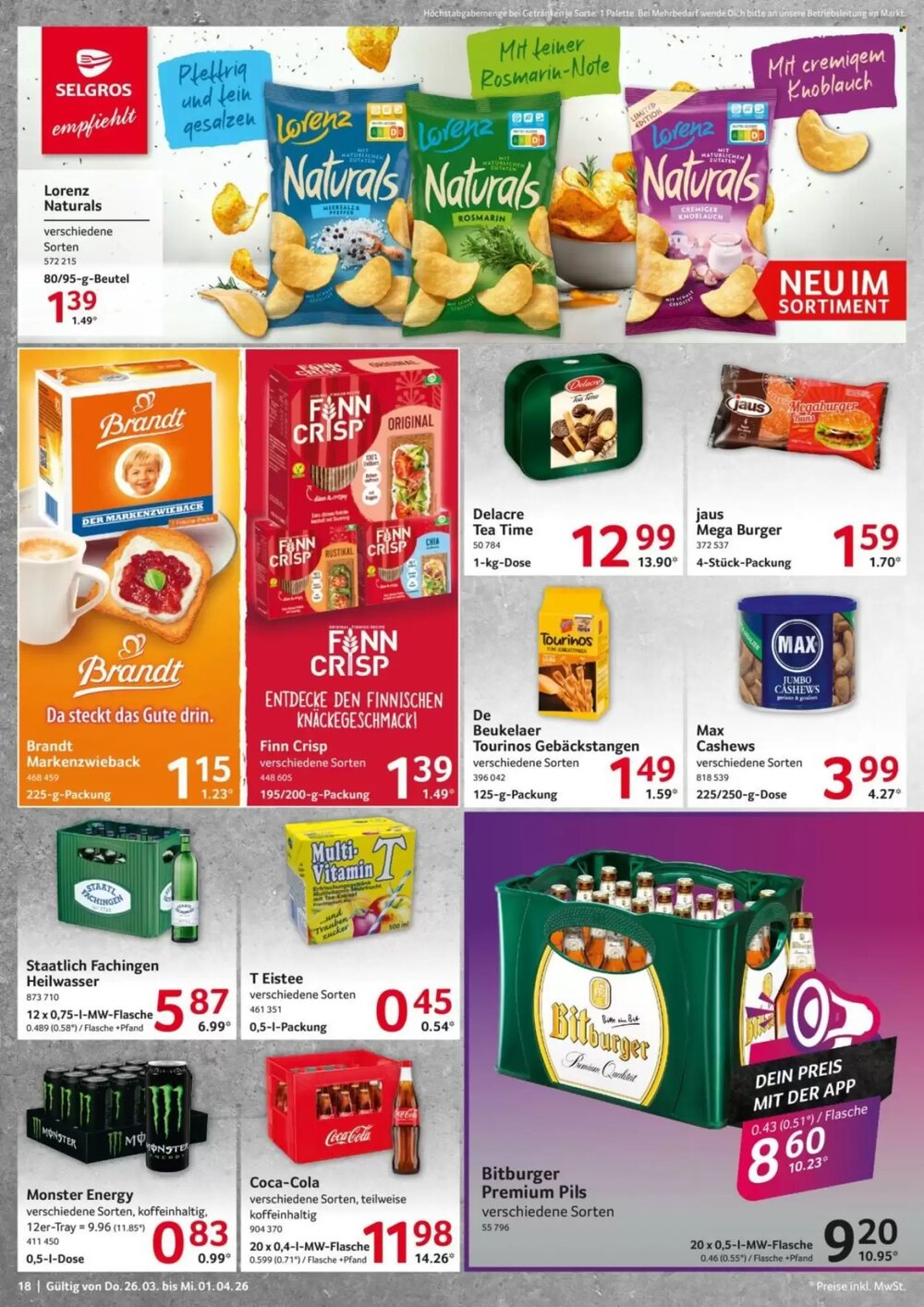 Selgros Prospekt (ab 26.03.2026) zum Blättern - Seite 18