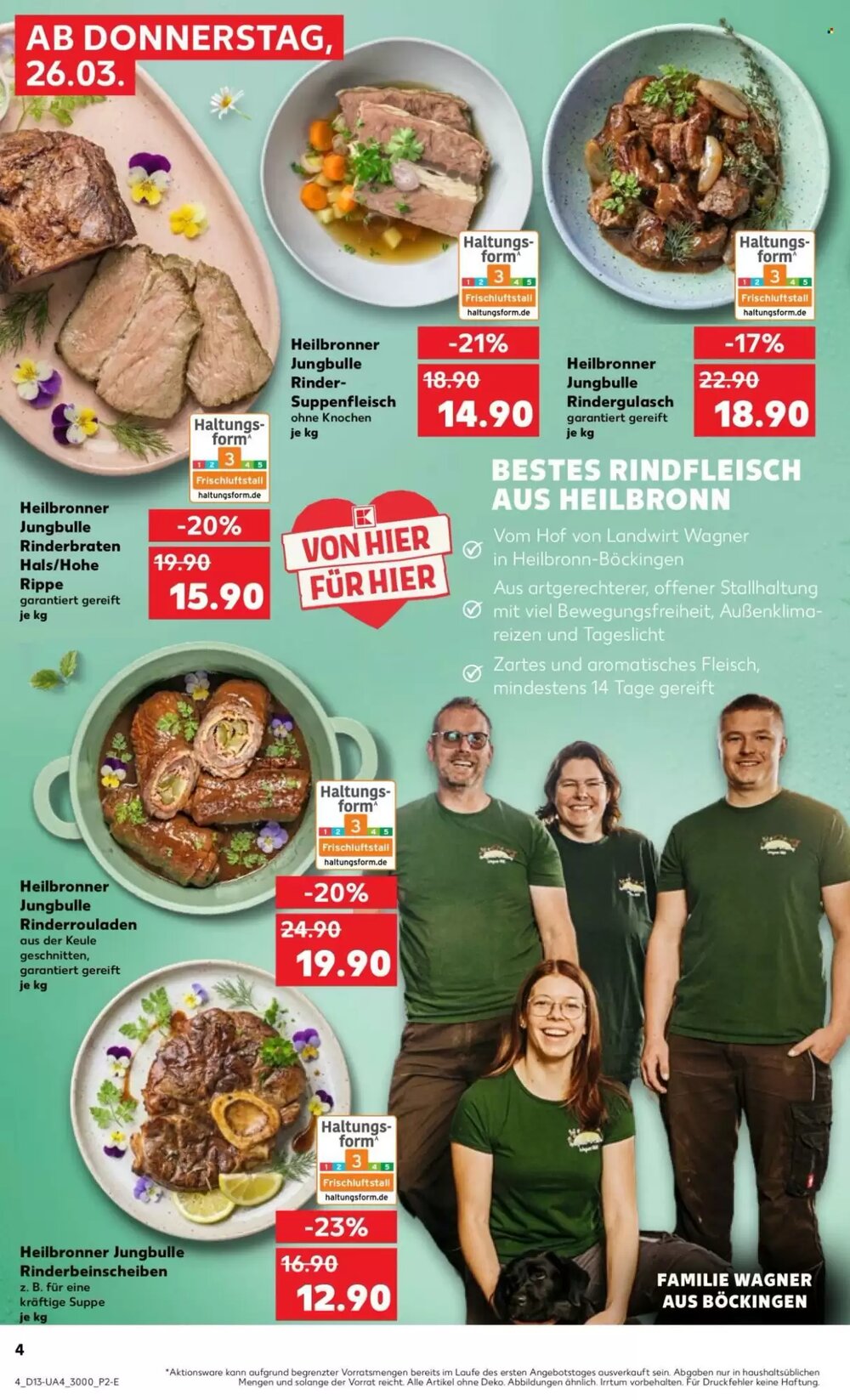 Kaufland Prospekt (ab 26.03.2026) zum Blättern - Seite 4