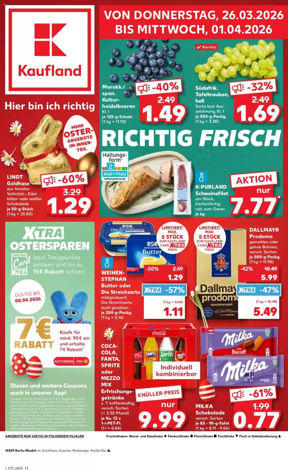 Kaufland Prospekt (ab 26.03.2026) zum Blättern - Seite 1