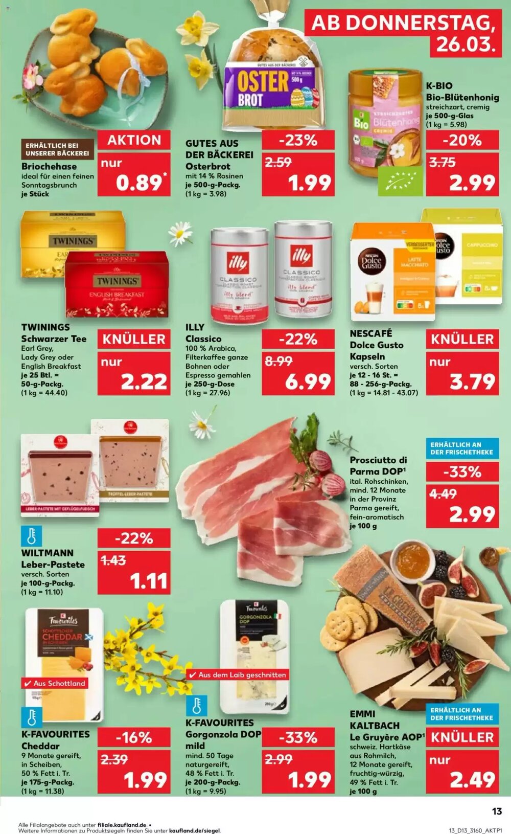 Kaufland Prospekt (ab 26.03.2026) zum Blättern - Seite 13