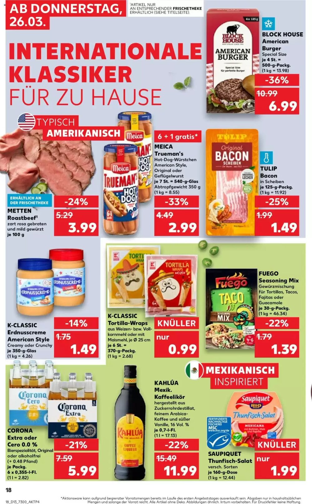 Kaufland Prospekt (ab 26.03.2026) zum Blättern - Seite 18