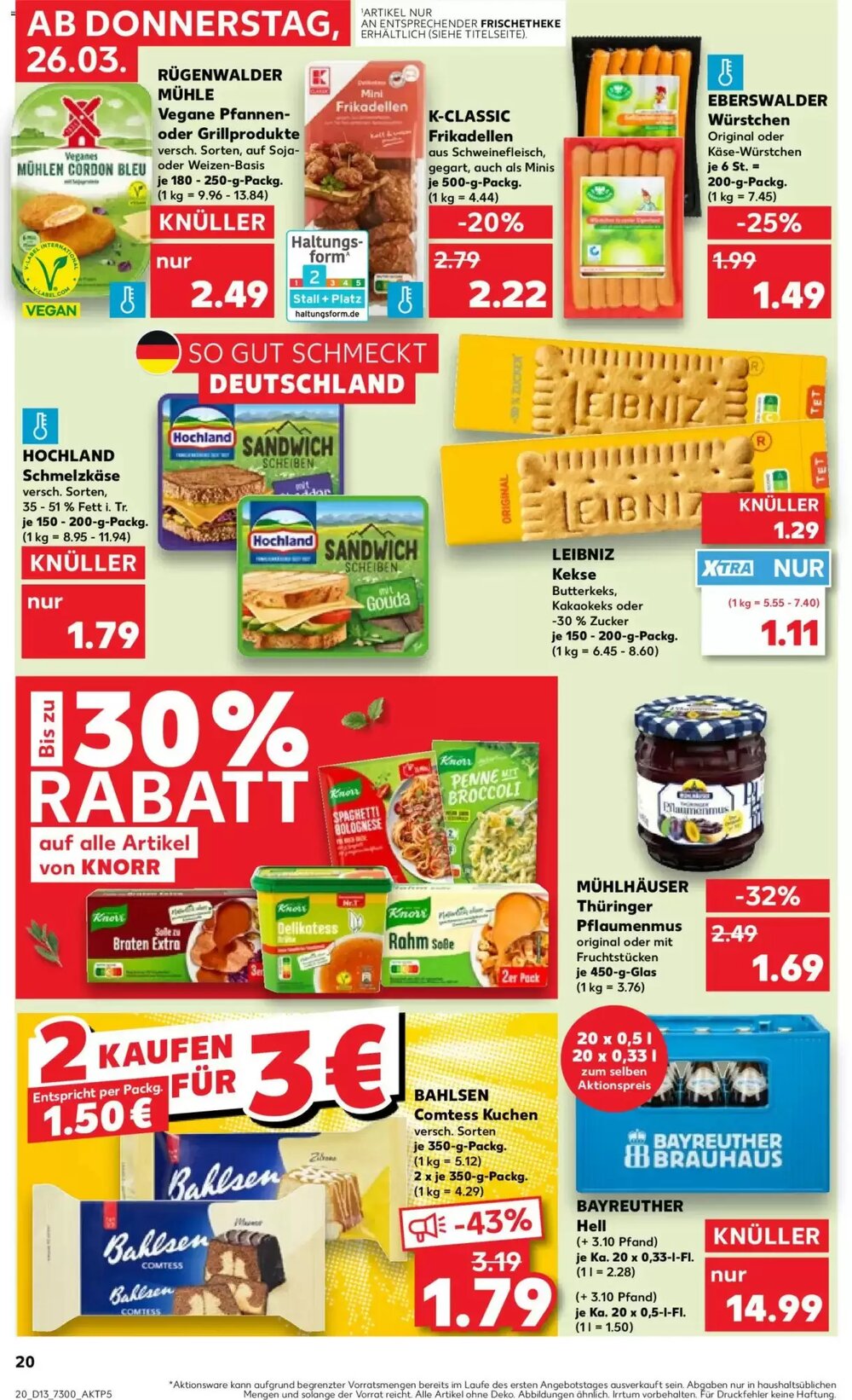 Kaufland Prospekt (ab 26.03.2026) zum Blättern - Seite 20