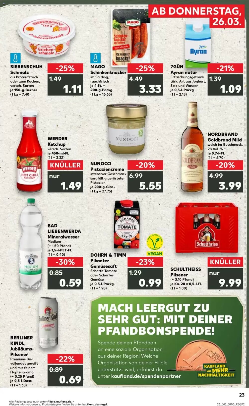 Kaufland Prospekt (ab 26.03.2026) zum Blättern - Seite 23