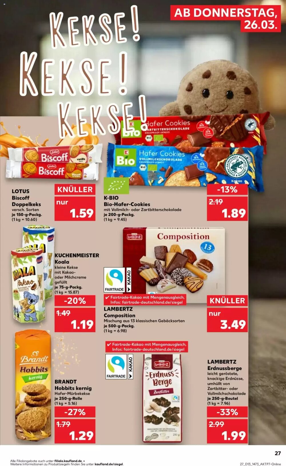 Kaufland Prospekt (ab 26.03.2026) zum Blättern - Seite 27