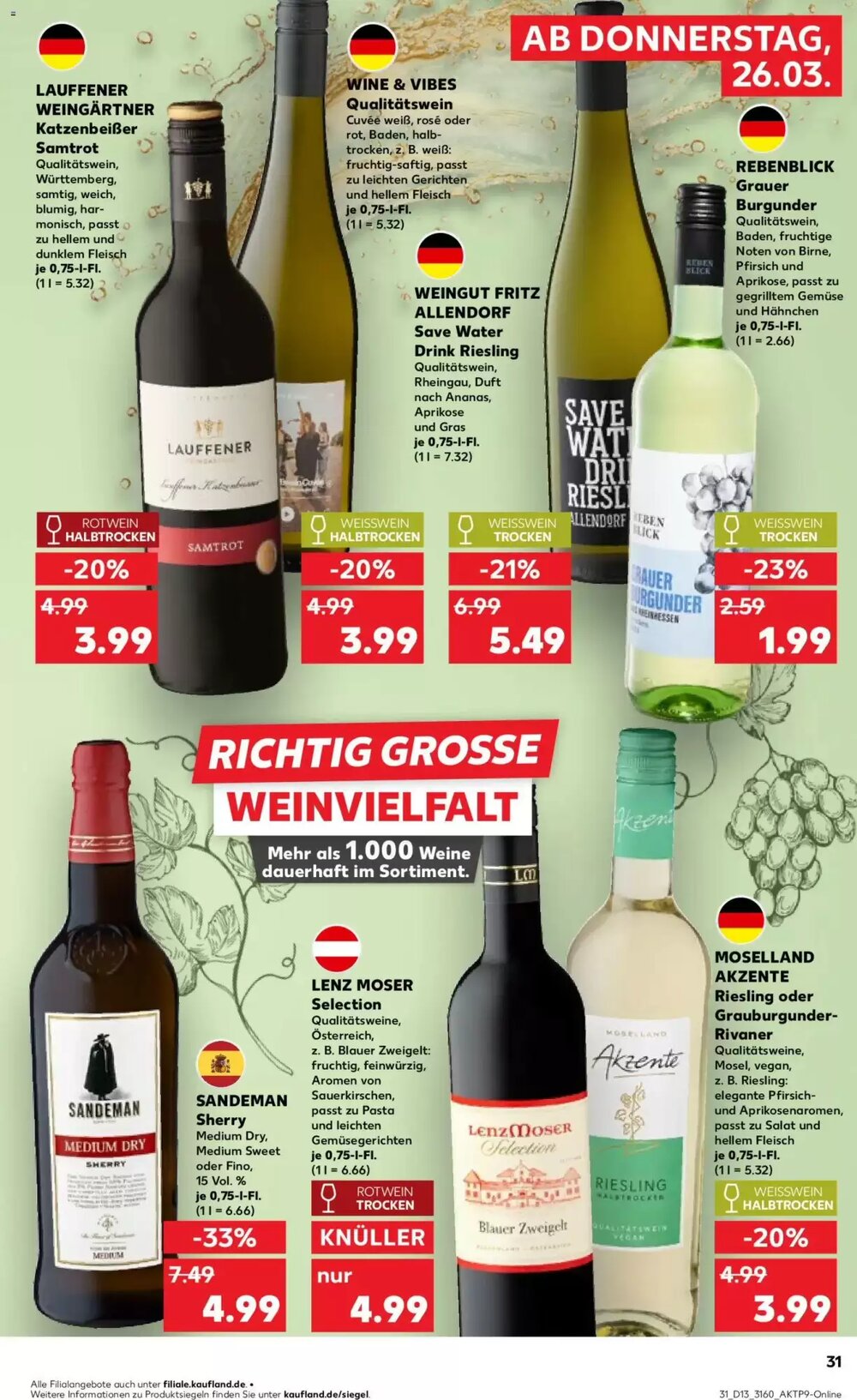 Kaufland Prospekt (ab 26.03.2026) zum Blättern - Seite 31