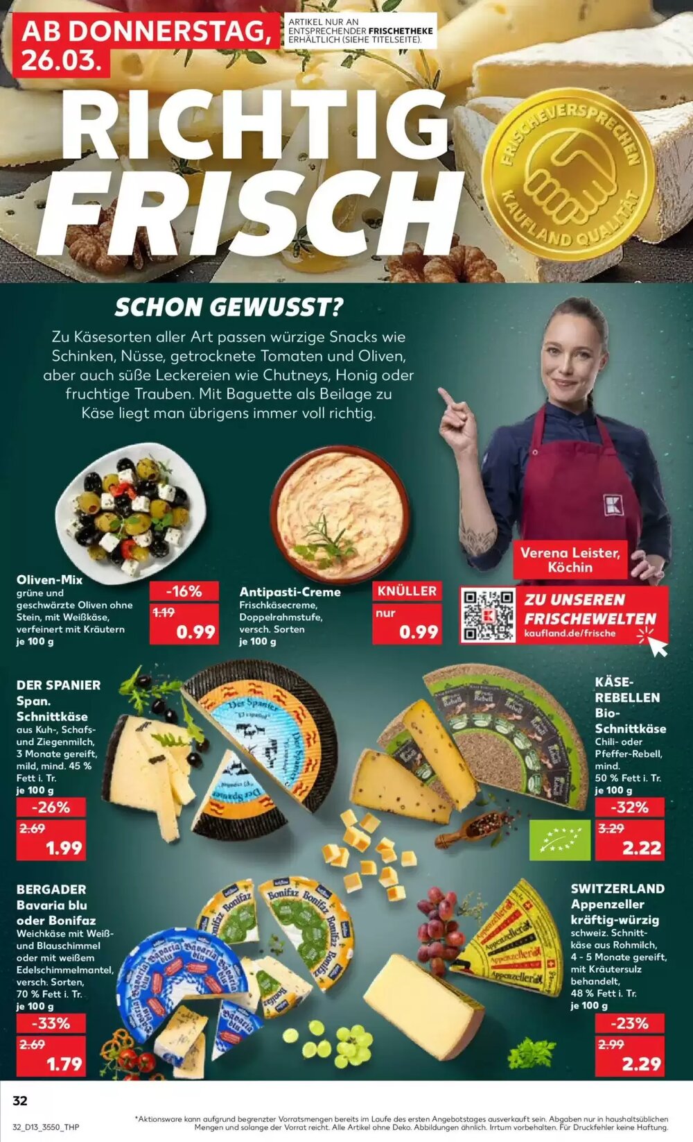 Kaufland Prospekt (ab 26.03.2026) zum Blättern - Seite 32