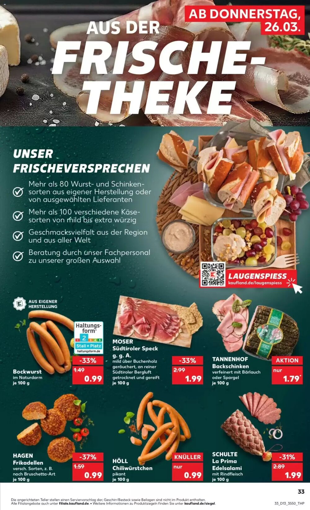 Kaufland Prospekt (ab 26.03.2026) zum Blättern - Seite 33