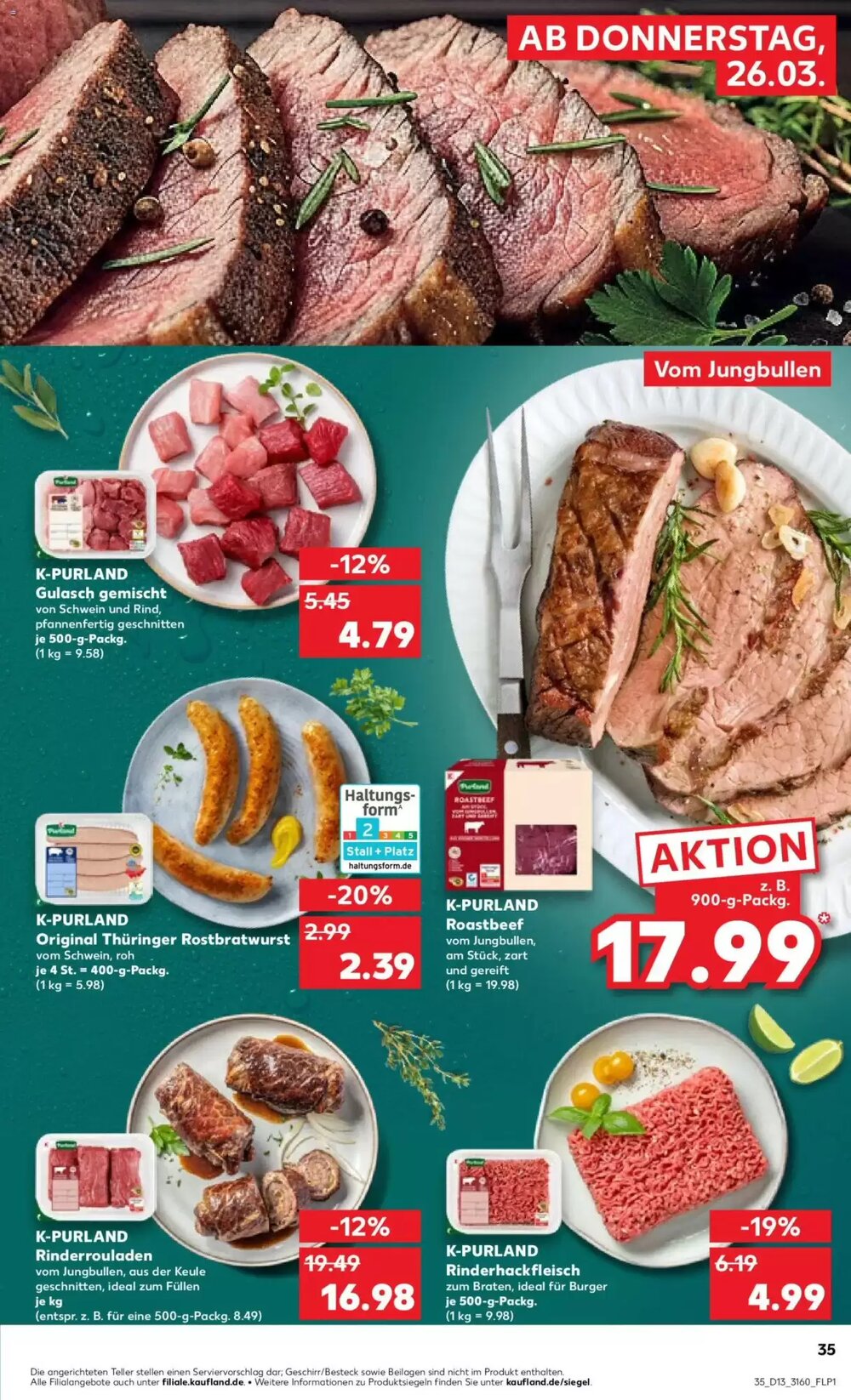 Kaufland Prospekt (ab 26.03.2026) zum Blättern - Seite 35