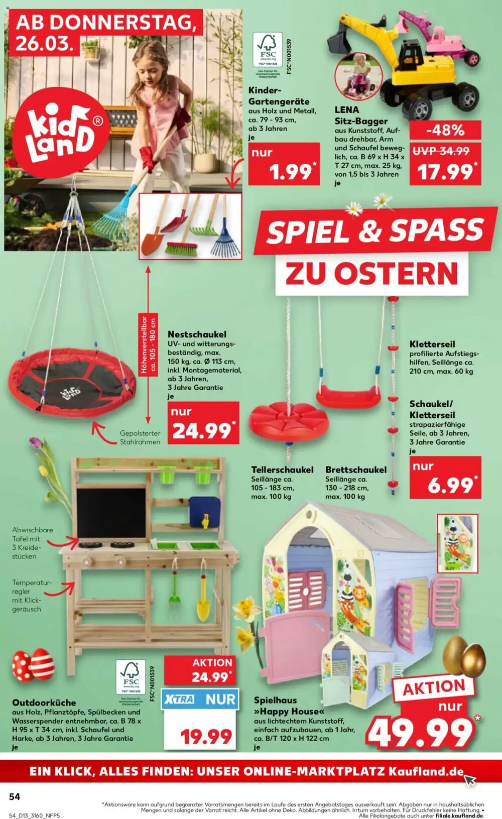 Kaufland Prospekt (ab 26.03.2026) zum Blättern - Seite 54