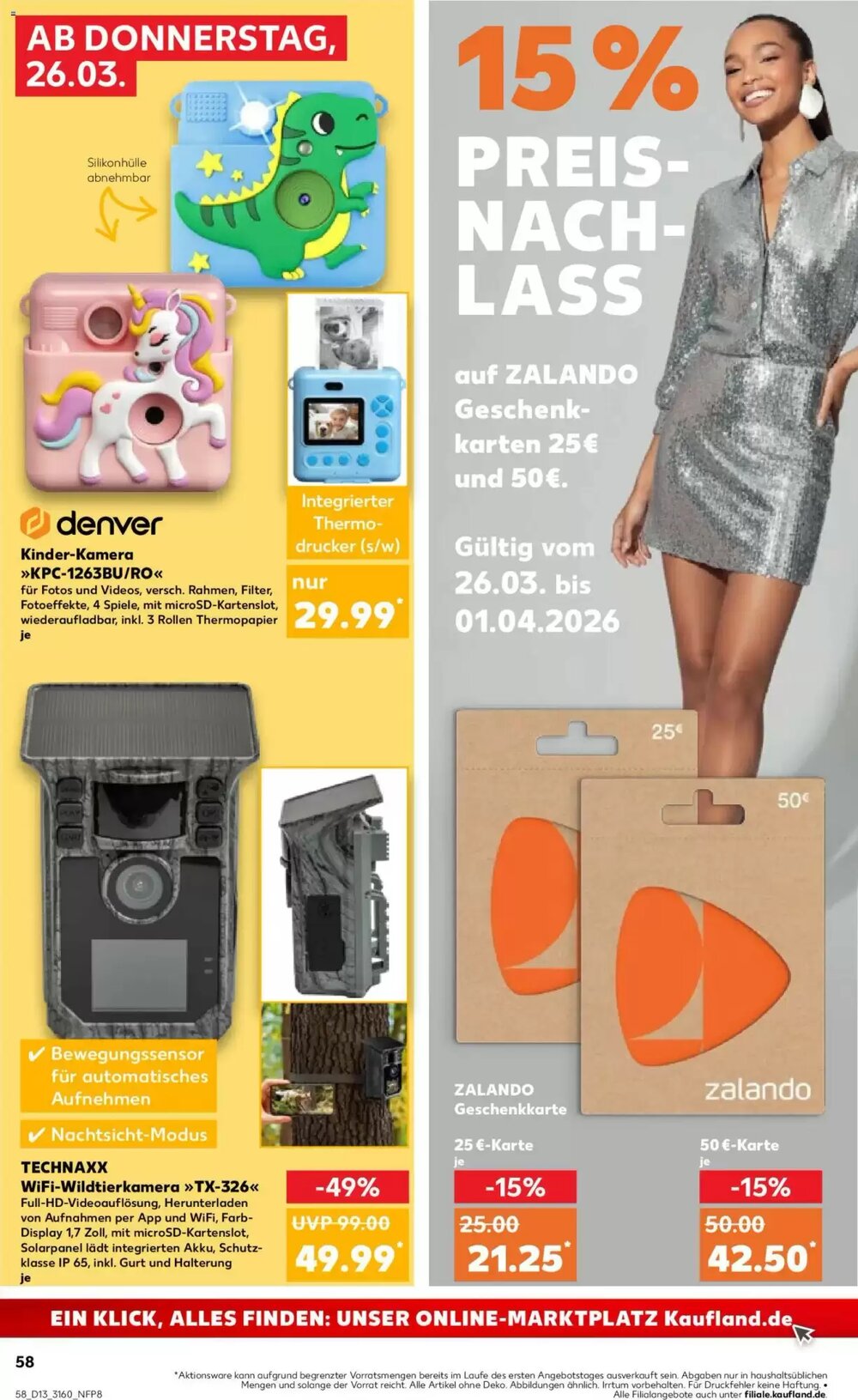 Kaufland Prospekt (ab 26.03.2026) zum Blättern - Seite 58