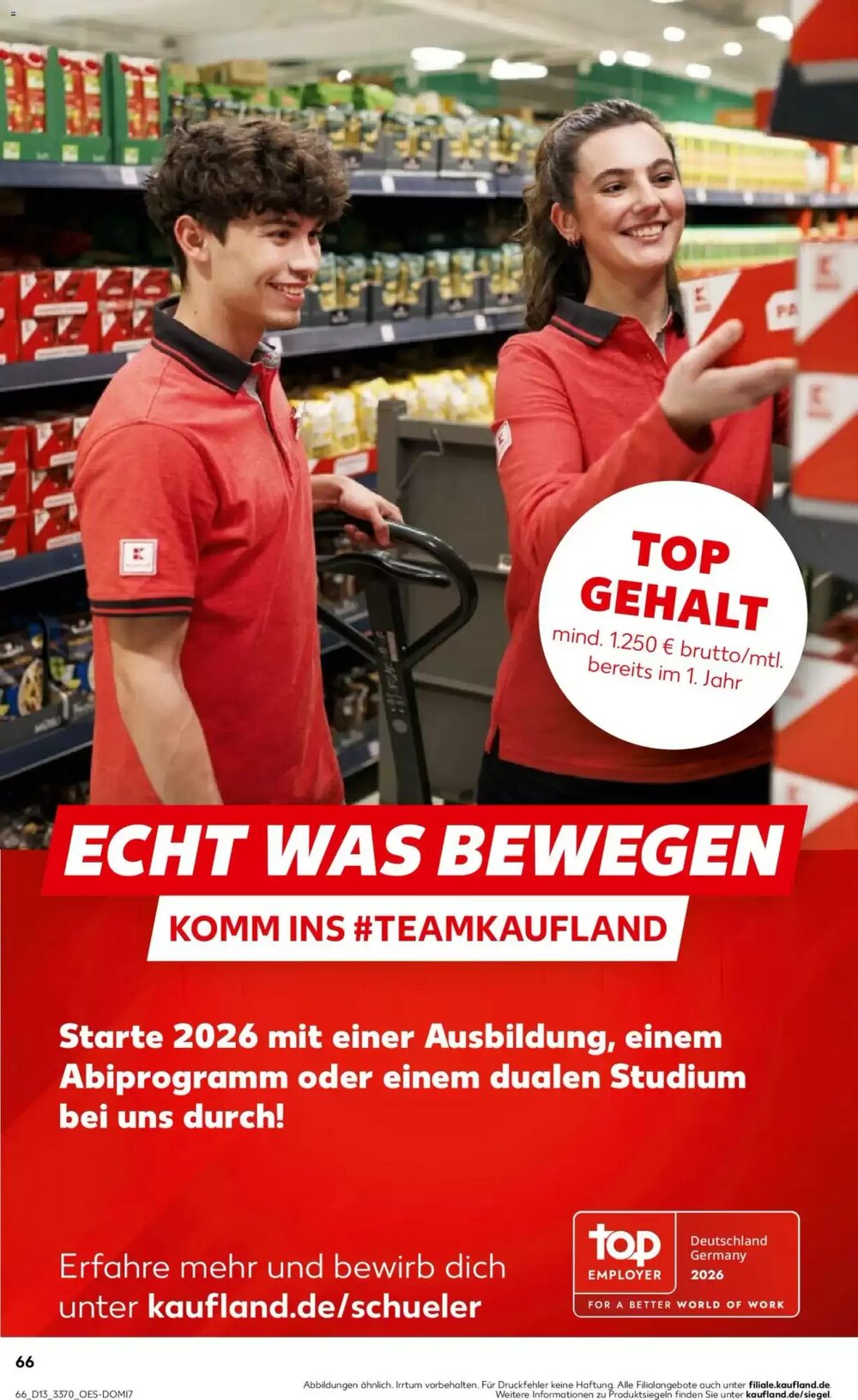 Kaufland Prospekt (ab 26.03.2026) zum Blättern - Seite 66
