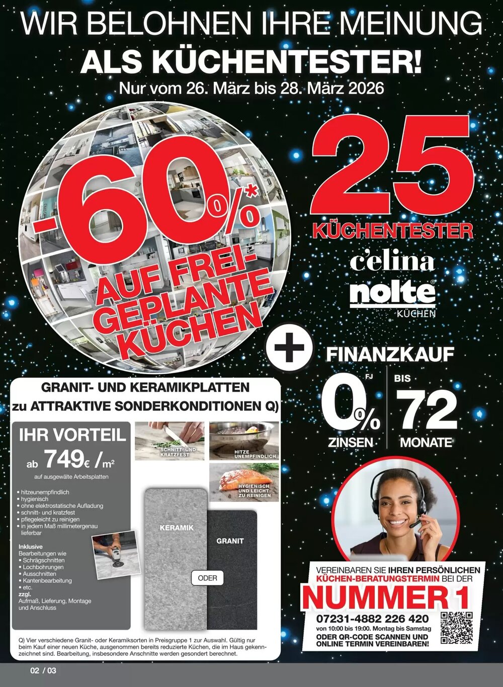 Möbelzentrum Pforzheim Prospekt (ab 26.03.2026) zum Blättern - Seite 2