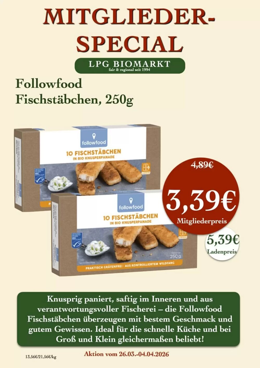 LPG Biomarkt Prospekt (ab 26.03.2026) zum Blättern - Seite 10