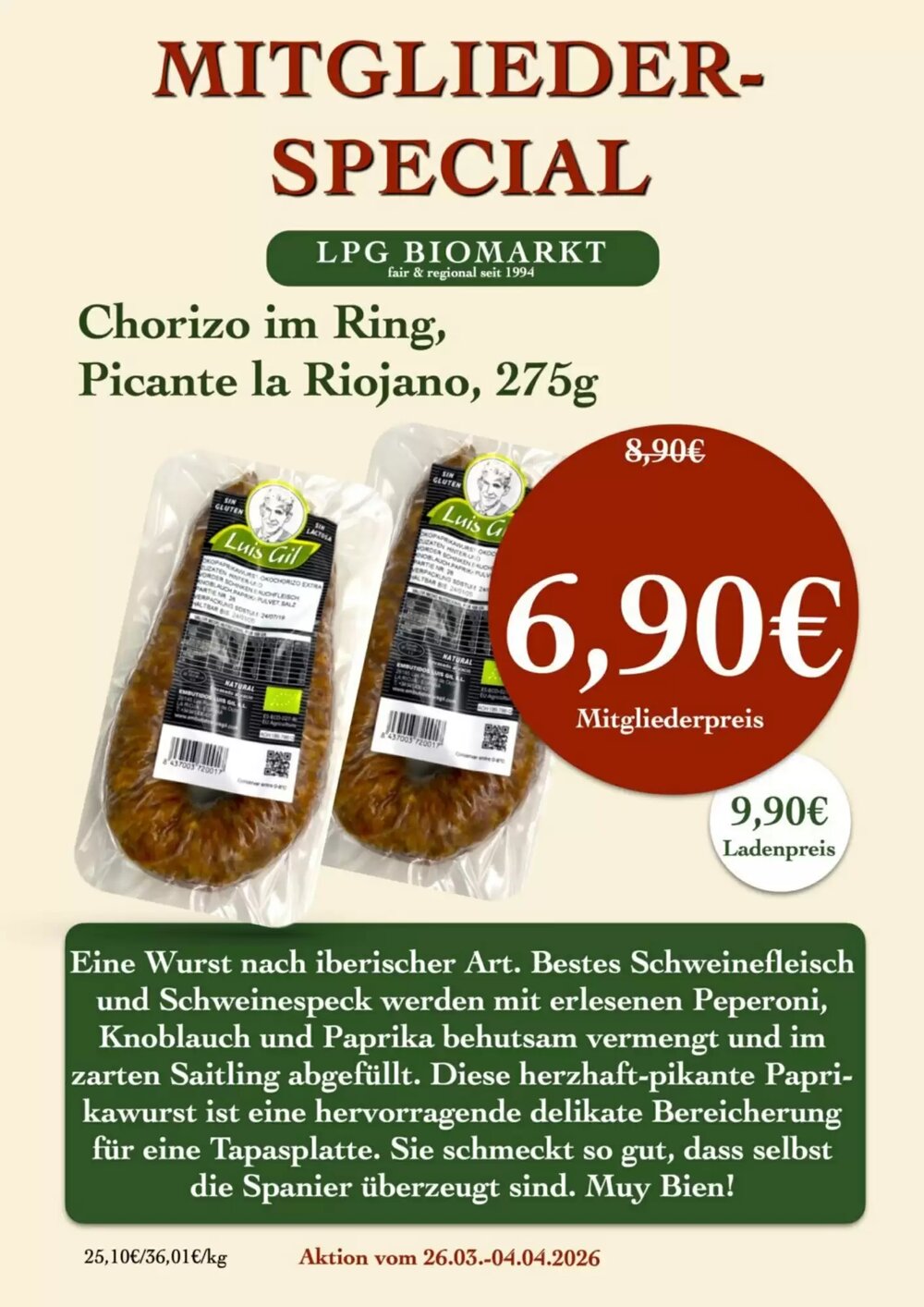 LPG Biomarkt Prospekt (ab 26.03.2026) zum Blättern - Seite 23
