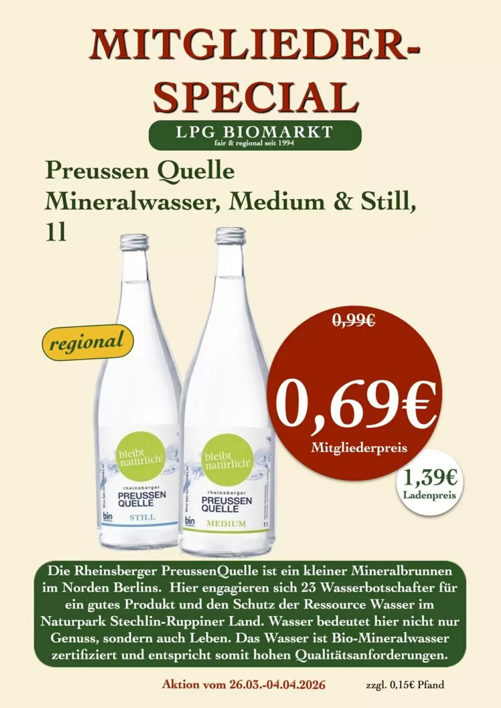 LPG Biomarkt Prospekt (ab 26.03.2026) zum Blättern - Seite 24