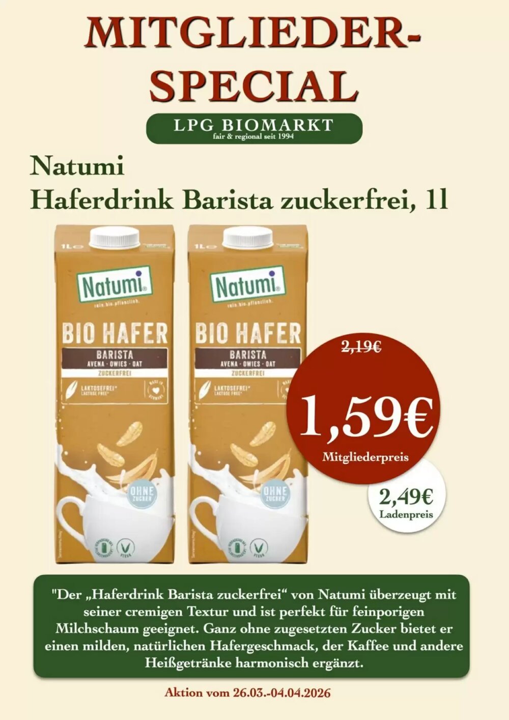 LPG Biomarkt Prospekt (ab 26.03.2026) zum Blättern - Seite 5