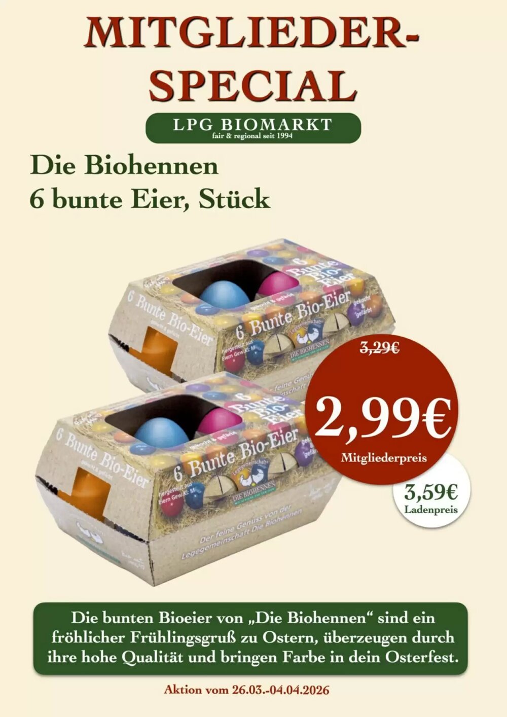 LPG Biomarkt Prospekt (ab 26.03.2026) zum Blättern - Seite 6
