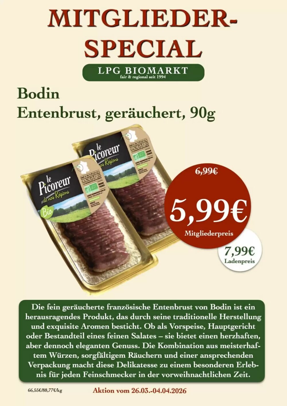 LPG Biomarkt Prospekt (ab 26.03.2026) zum Blättern - Seite 7