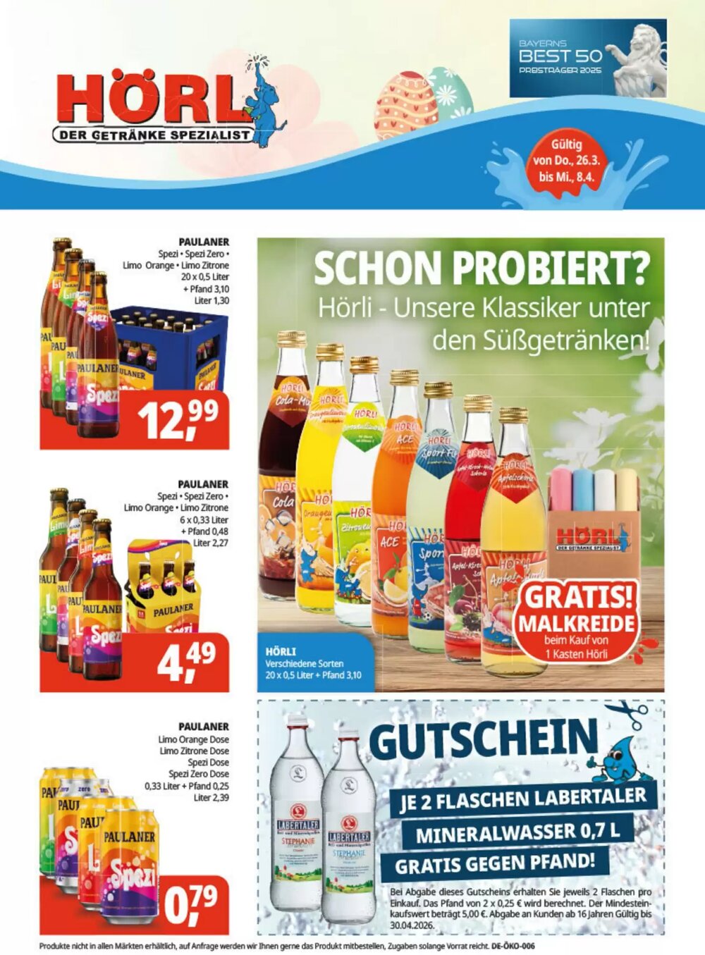 Hörl Getränke Prospekt (ab 26.03.2026) zum Blättern - Seite 4