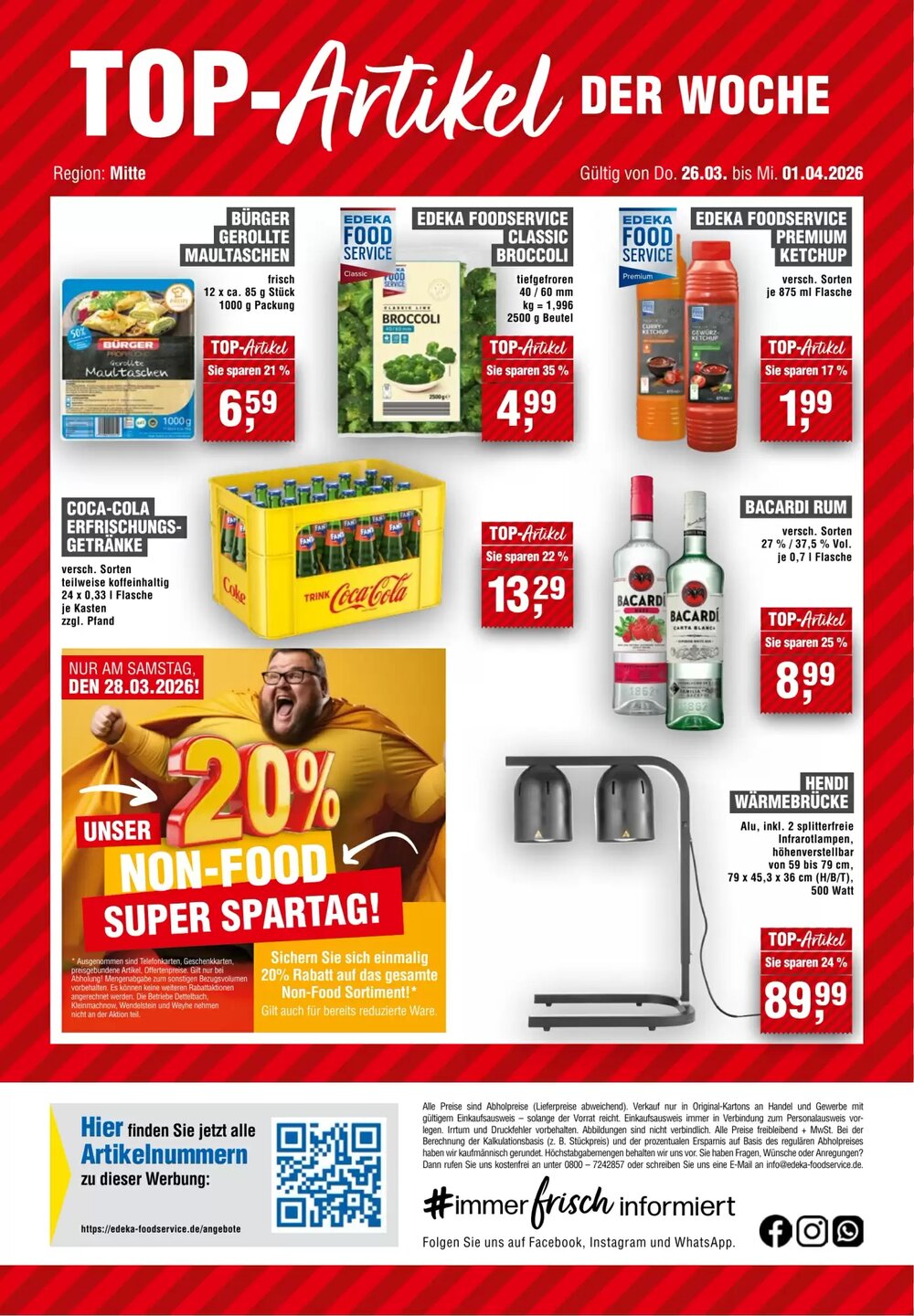 EDEKA Foodservice Prospekt (ab 26.03.2026) zum Blättern - Seite 14
