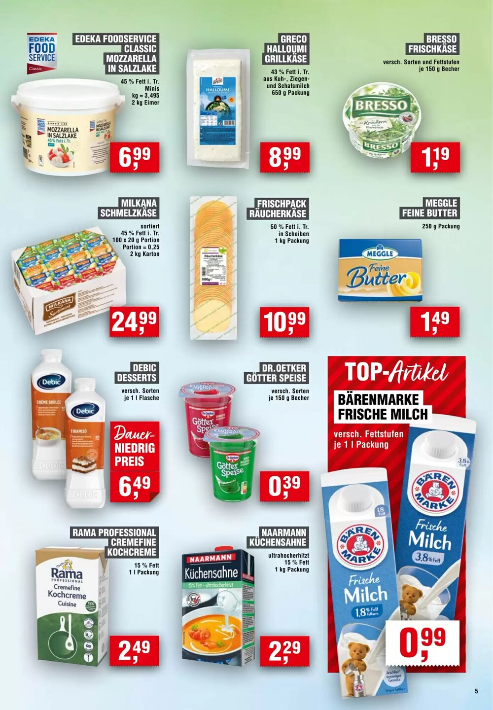 EDEKA Foodservice Prospekt (ab 26.03.2026) zum Blättern - Seite 5