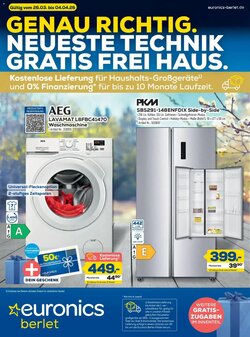 Euronics Prospekt (ab 26.03.2026) zum Blättern