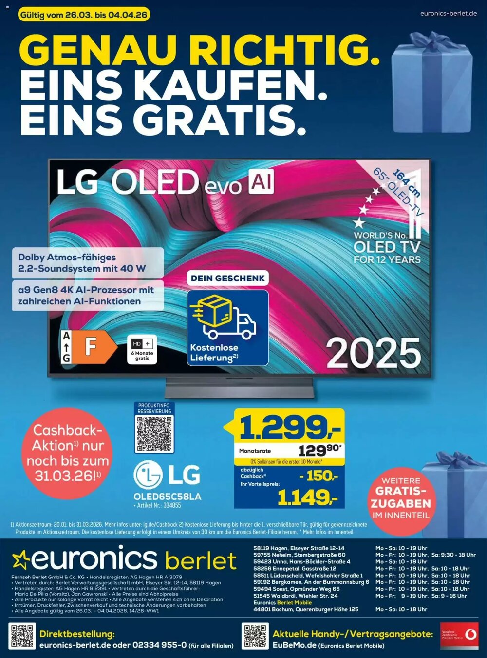 Euronics Prospekt (ab 26.03.2026) zum Blättern - Seite 20