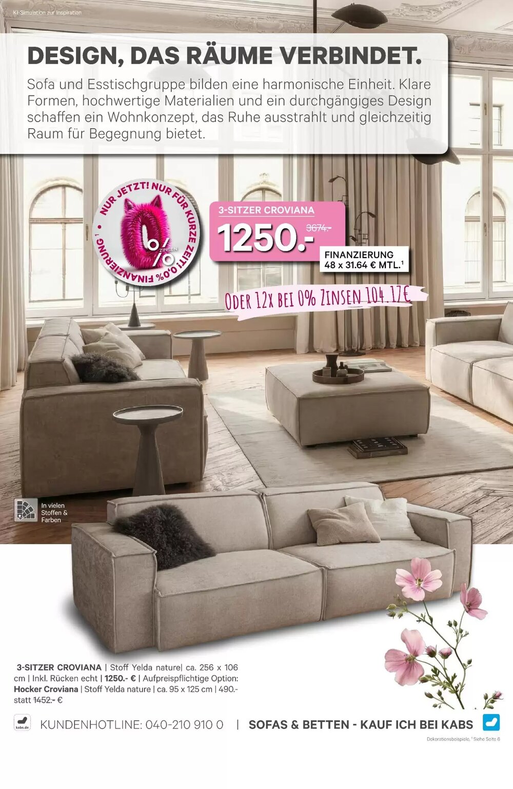 Kabs Polsterwelt Prospekt (ab 26.03.2026) zum Blättern - Seite 18
