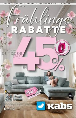 Kabs Polsterwelt Prospekt (ab 26.03.2026) zum Blättern
