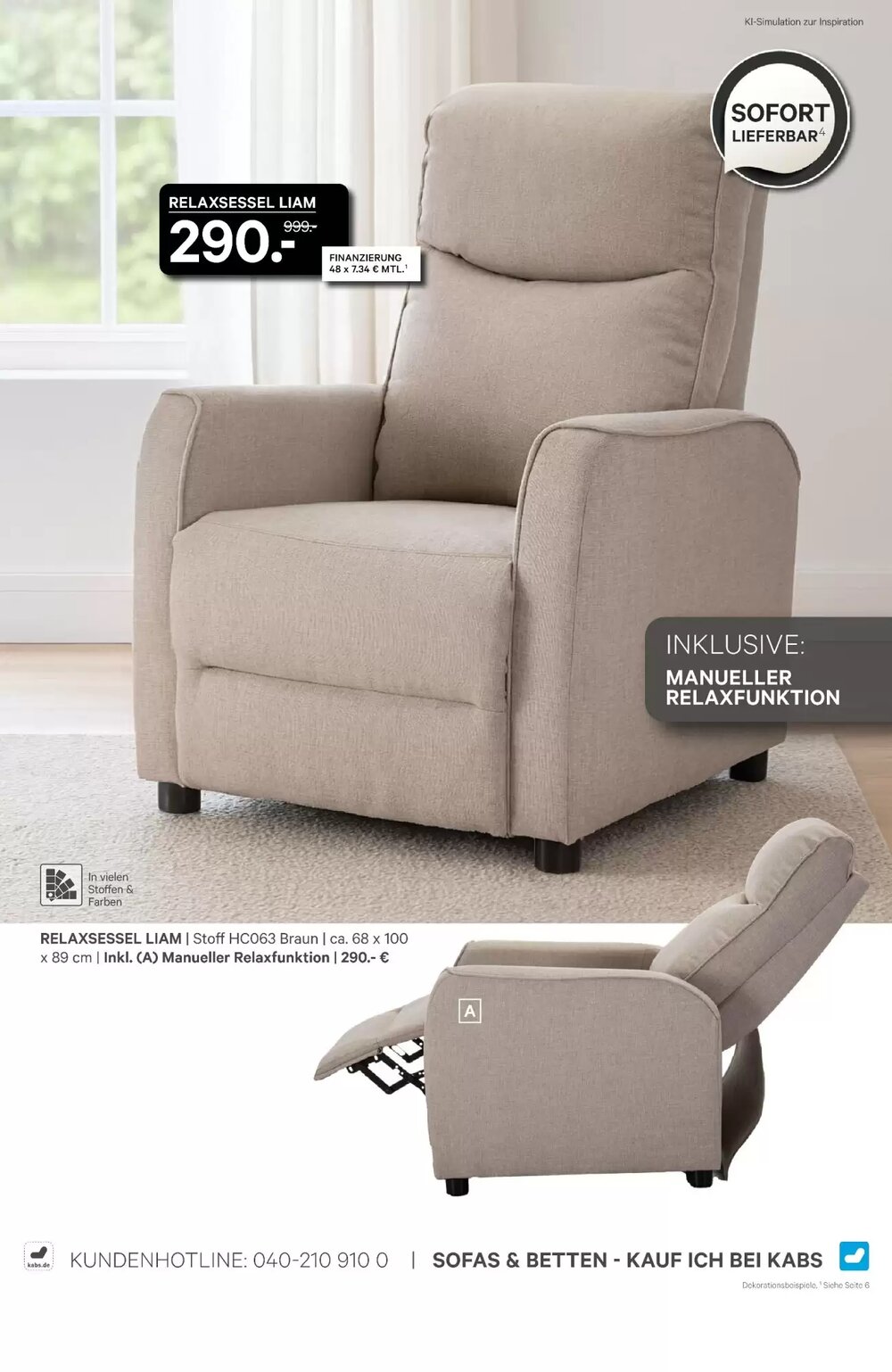 Kabs Polsterwelt Prospekt (ab 26.03.2026) zum Blättern - Seite 23