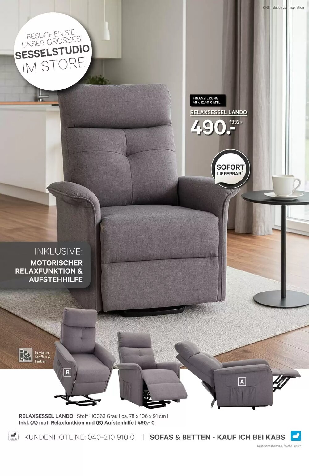 Kabs Polsterwelt Prospekt (ab 26.03.2026) zum Blättern - Seite 24