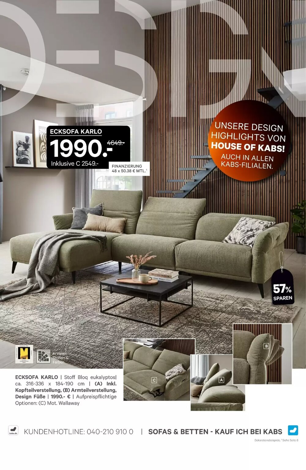 Kabs Polsterwelt Prospekt (ab 26.03.2026) zum Blättern - Seite 27