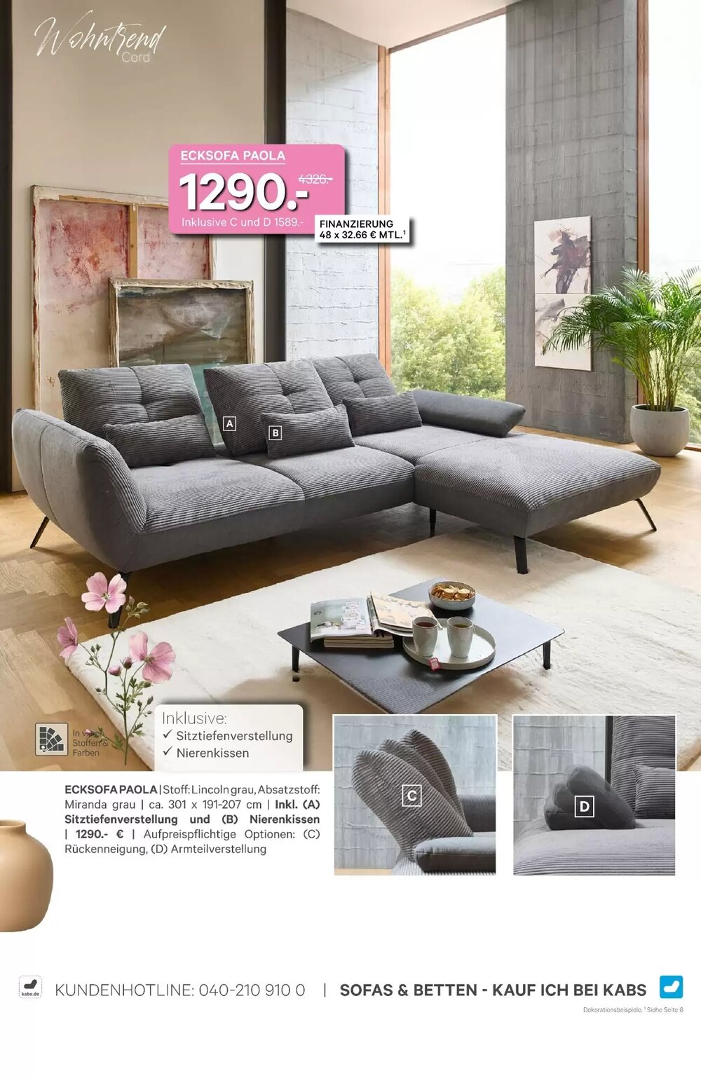 Kabs Polsterwelt Prospekt (ab 26.03.2026) zum Blättern - Seite 29