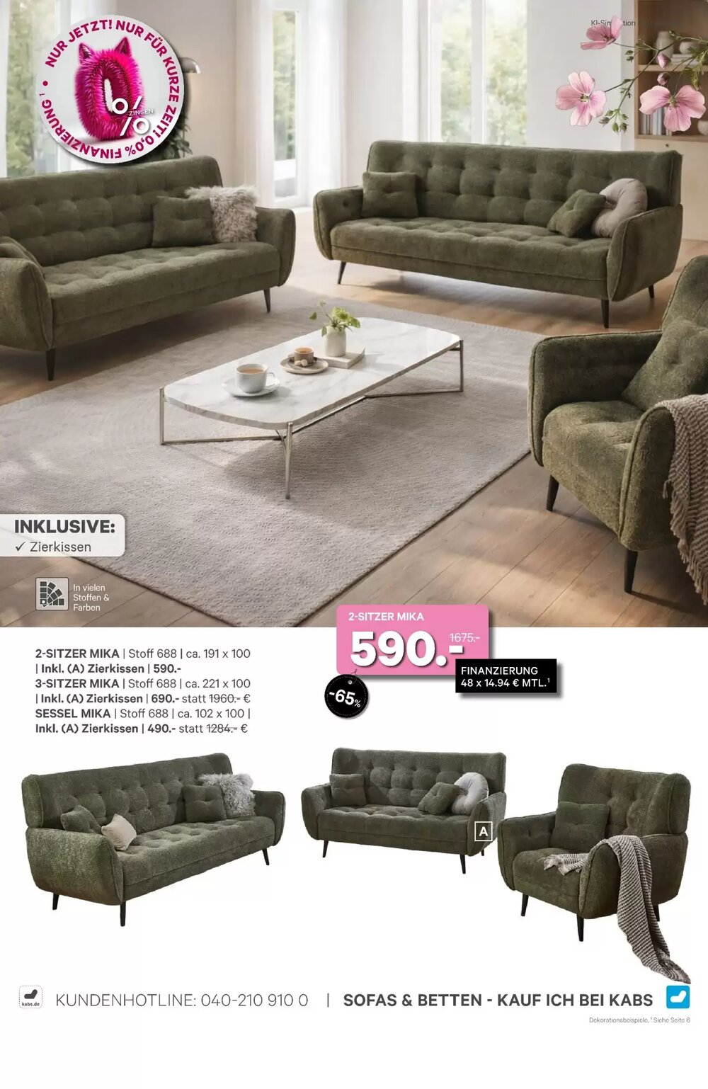 Kabs Polsterwelt Prospekt (ab 26.03.2026) zum Blättern - Seite 31