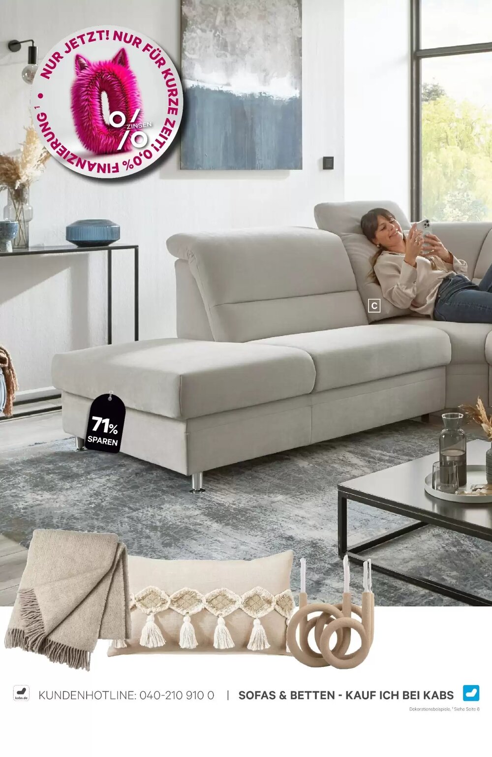 Kabs Polsterwelt Prospekt (ab 26.03.2026) zum Blättern - Seite 38