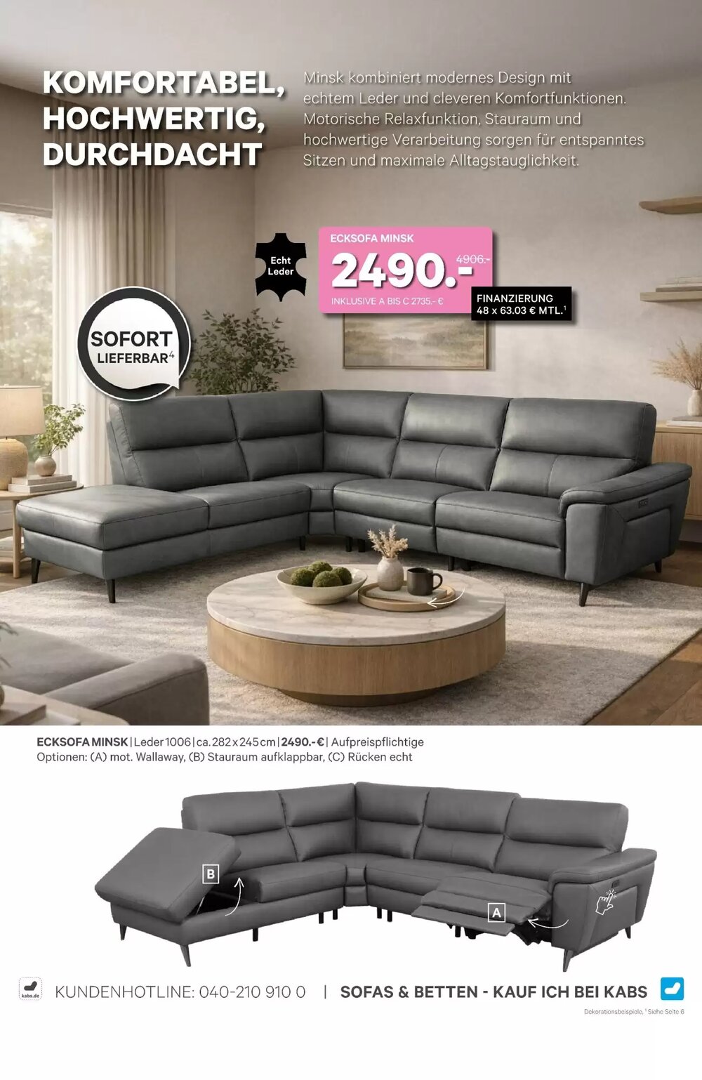 Kabs Polsterwelt Prospekt (ab 26.03.2026) zum Blättern - Seite 42