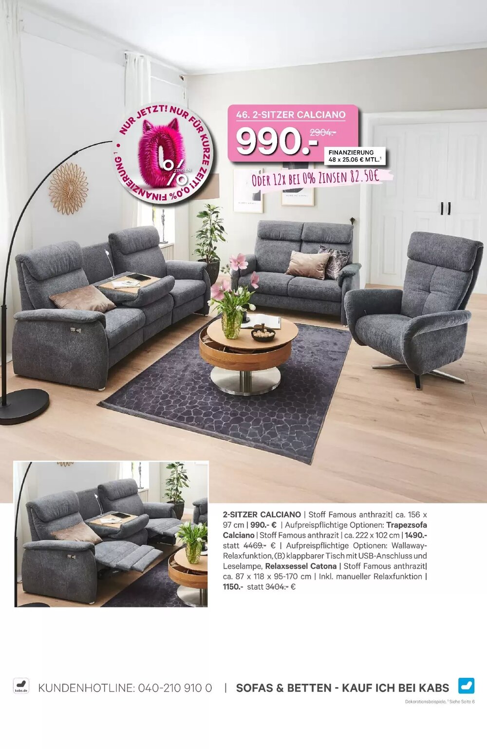 Kabs Polsterwelt Prospekt (ab 26.03.2026) zum Blättern - Seite 45